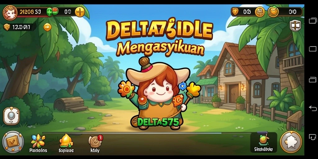 Tampilan gameplay Idle yang menarik dari DELTA575.
