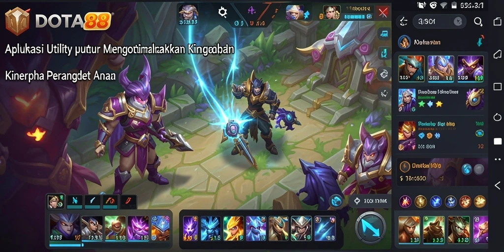 Screenshot DOTA88 menunjukkan antarmuka pengguna yang intuitif dan fitur-fitur unggul.