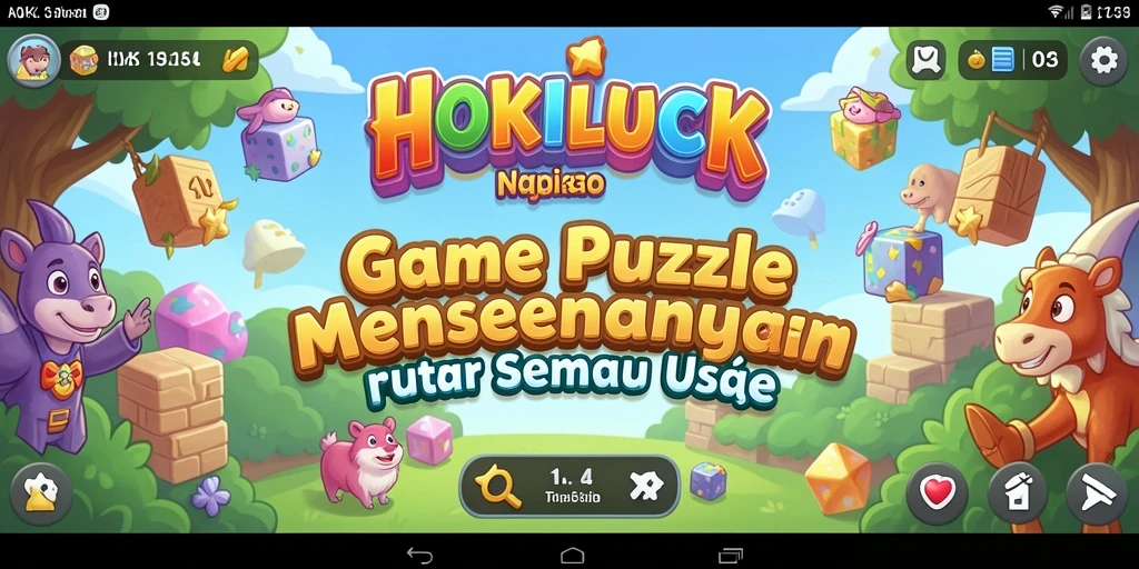 Screenshot HOKILUCK menampilkan gameplay Puzzle yang menantang dan menarik.