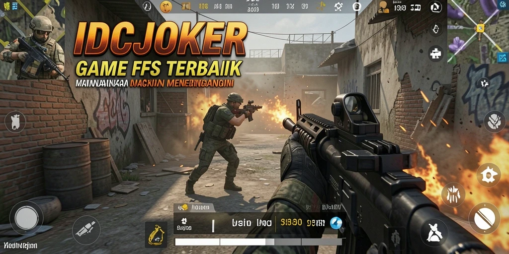 Tampilan gameplay menarik dari IDCJOKER dengan aksi tembak-menembak intens.