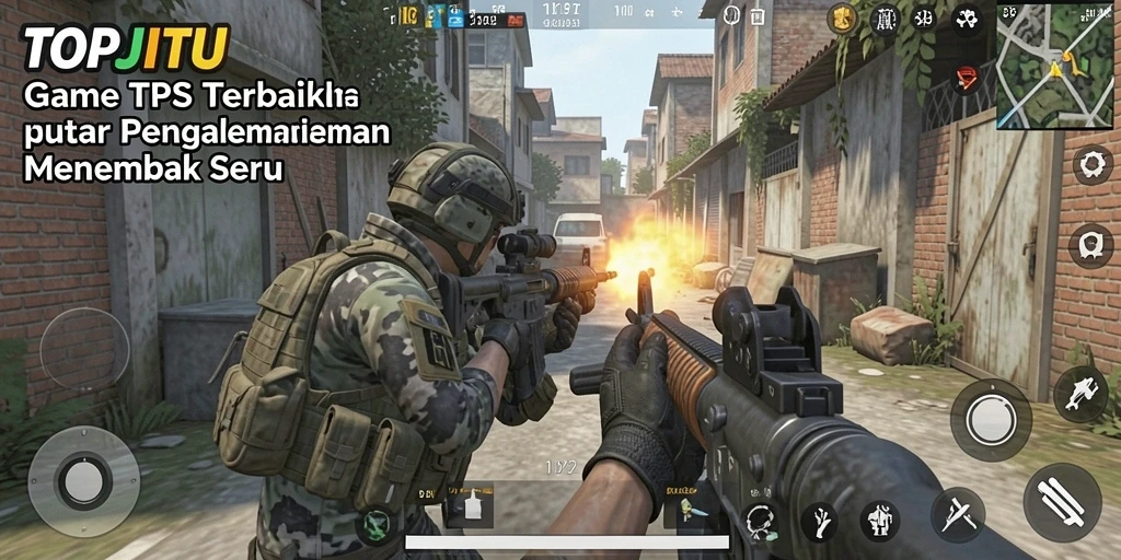 Tampilan grafis menakjubkan dari gameplay <strong>TOPJITU</strong> yang mendebarkan.
